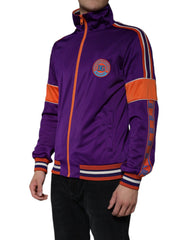 Dolce & Gabbana Purple Polyester Full Zip Long Sleeve Sweater -   -  Dolce & Gabbana.