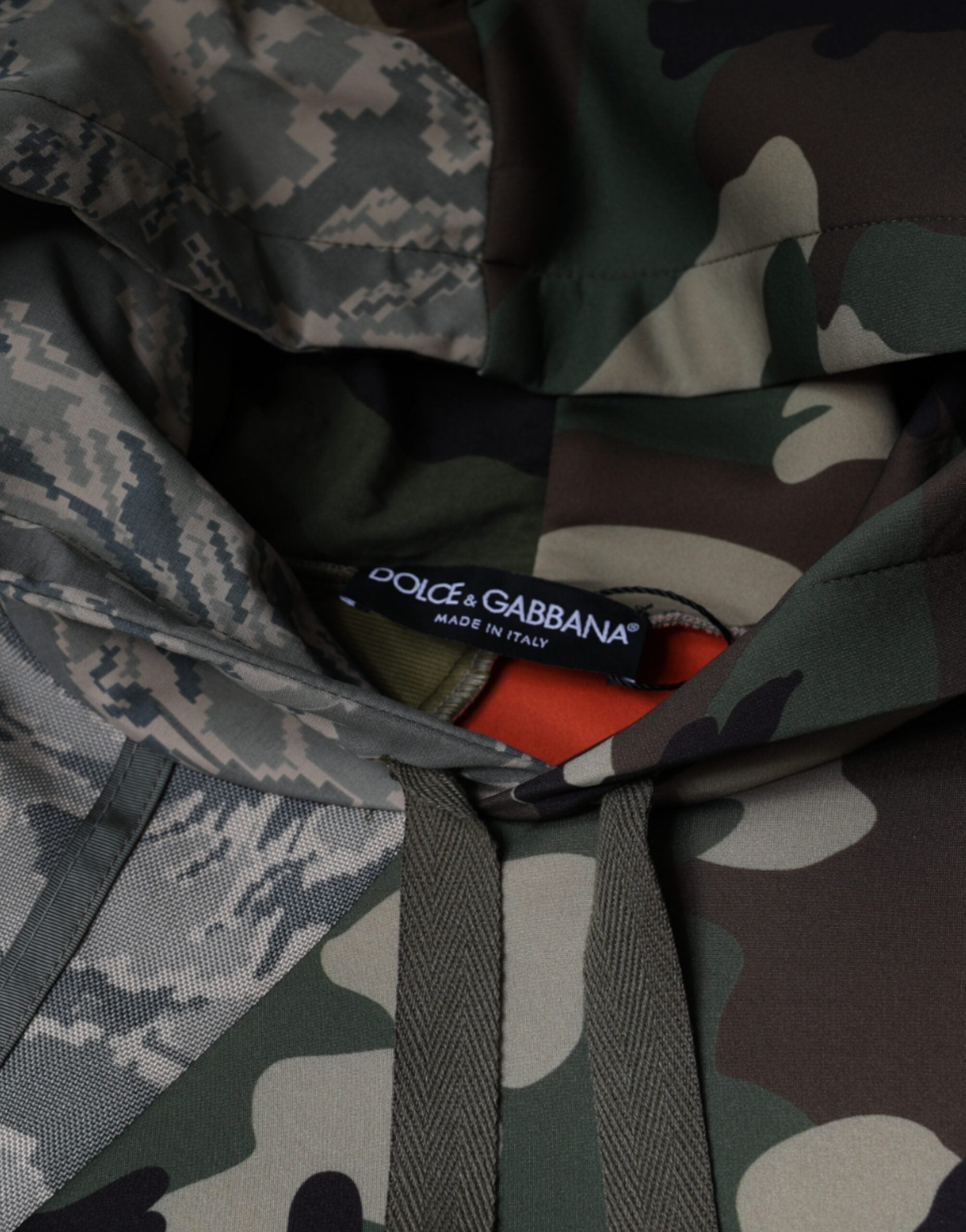 Dolce & Gabbana Multicolor Camouflage Hooded Sweatshirt Sweater -   -  Dolce & Gabbana.