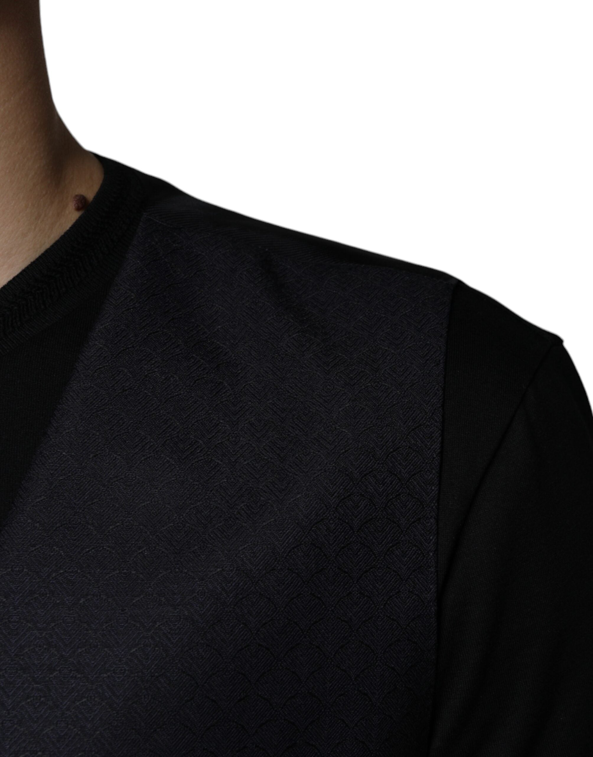 Dolce & Gabbana Black Wool Waistcoat Dress Formal Vest -   -  Dolce & Gabbana.