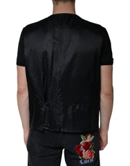 Dolce & Gabbana Black Wool Waistcoat Dress Formal Vest -   -  Dolce & Gabbana.