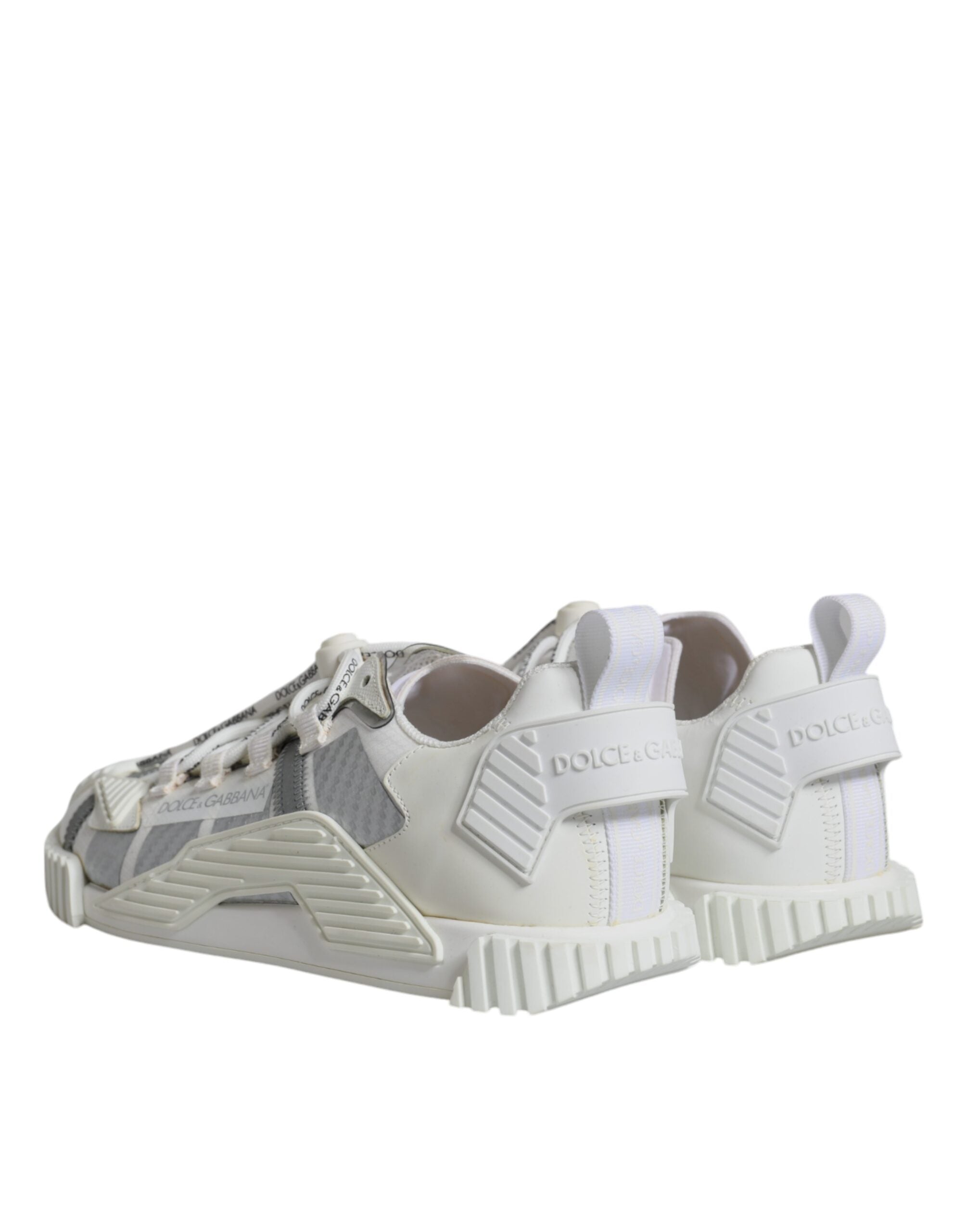 Dolce & Gabbana White Lace Up Low Top NS1 Sneakers Shoes -   -  Dolce & Gabbana.