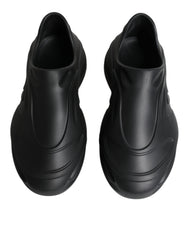 Dolce & Gabbana Black Foiled Rubber Toy Low Top Sneakers Shoes -   -  Dolce & Gabbana.