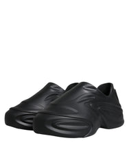 Dolce & Gabbana Black Foiled Rubber Toy Low Top Sneakers Shoes -   -  Dolce & Gabbana.