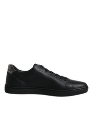 Dolce & Gabbana Black London Sacred Heart Men Sneakers Shoes -   -  Dolce & Gabbana.