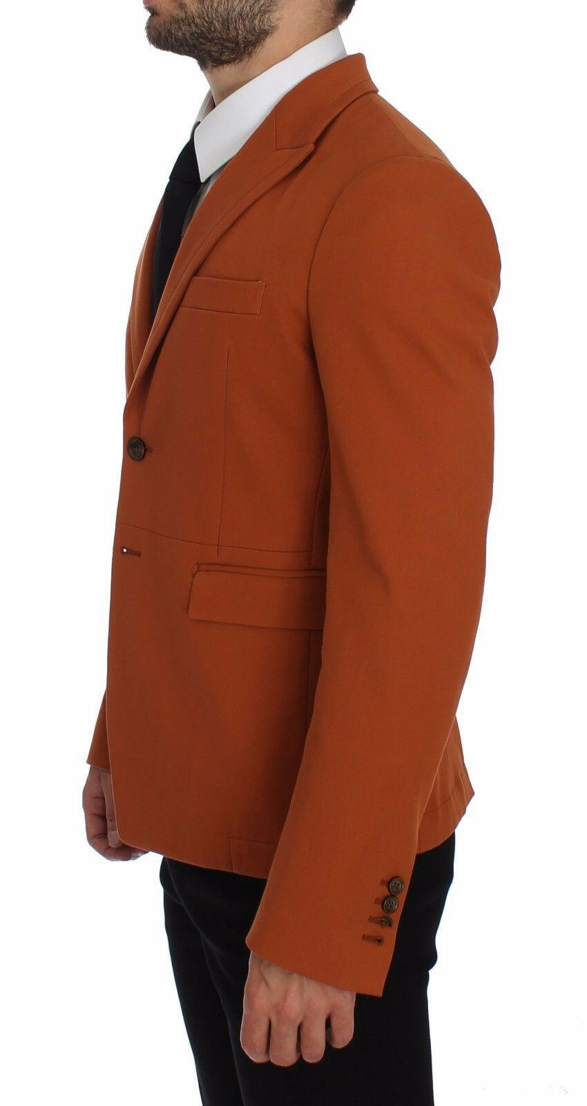 Dolce & Gabbana Orange Cotton Stretch Blazer -   -  Dolce & Gabbana.