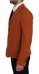 Dolce & Gabbana Orange Cotton Stretch Blazer -   -  Dolce & Gabbana.
