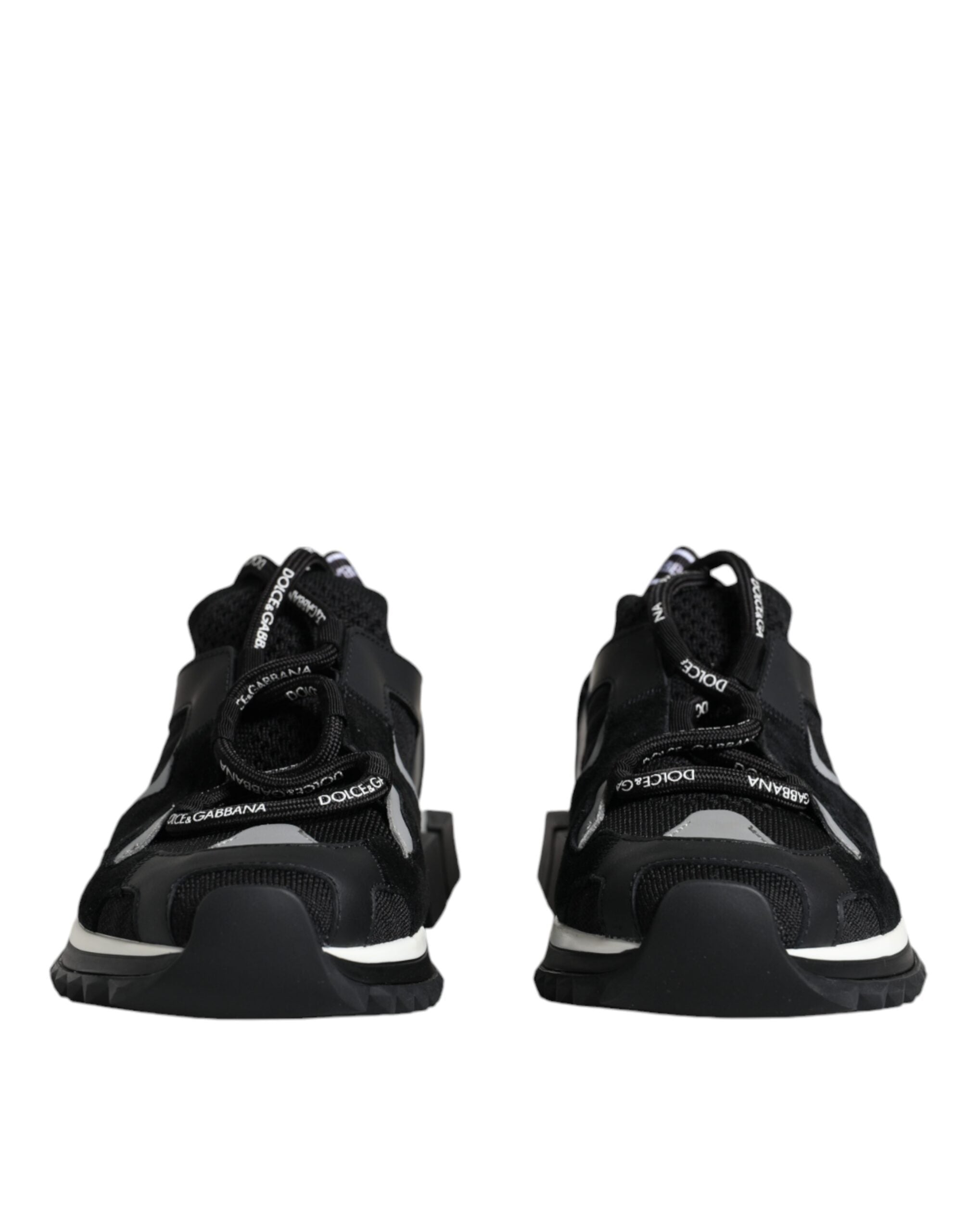 Dolce & Gabbana Black Mesh Sorrento Trekking Sneakers Shoes -   -  Dolce & Gabbana.