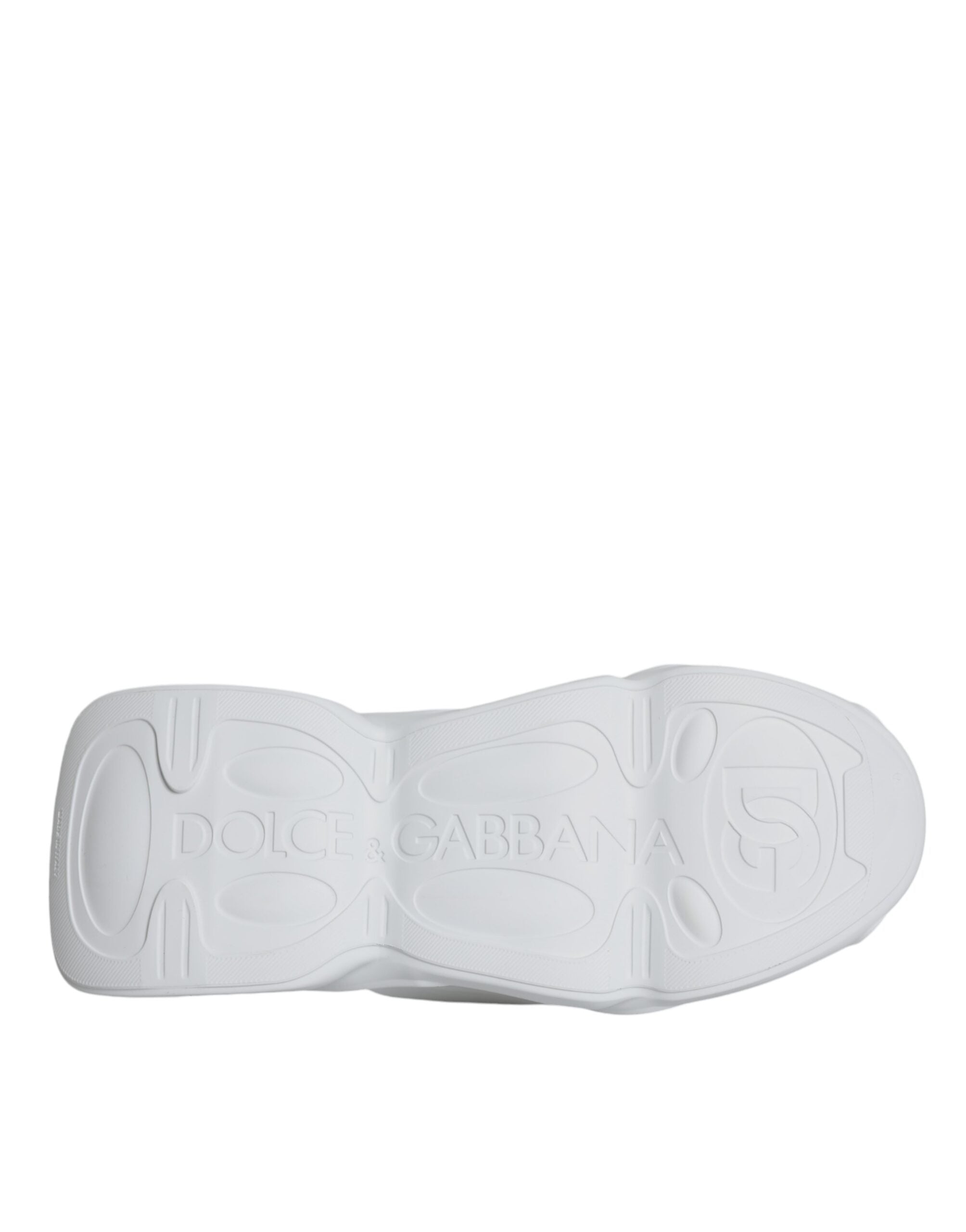 Dolce & Gabbana White Padded Fabric Low Top Sneakers Shoes -   -  Dolce & Gabbana.