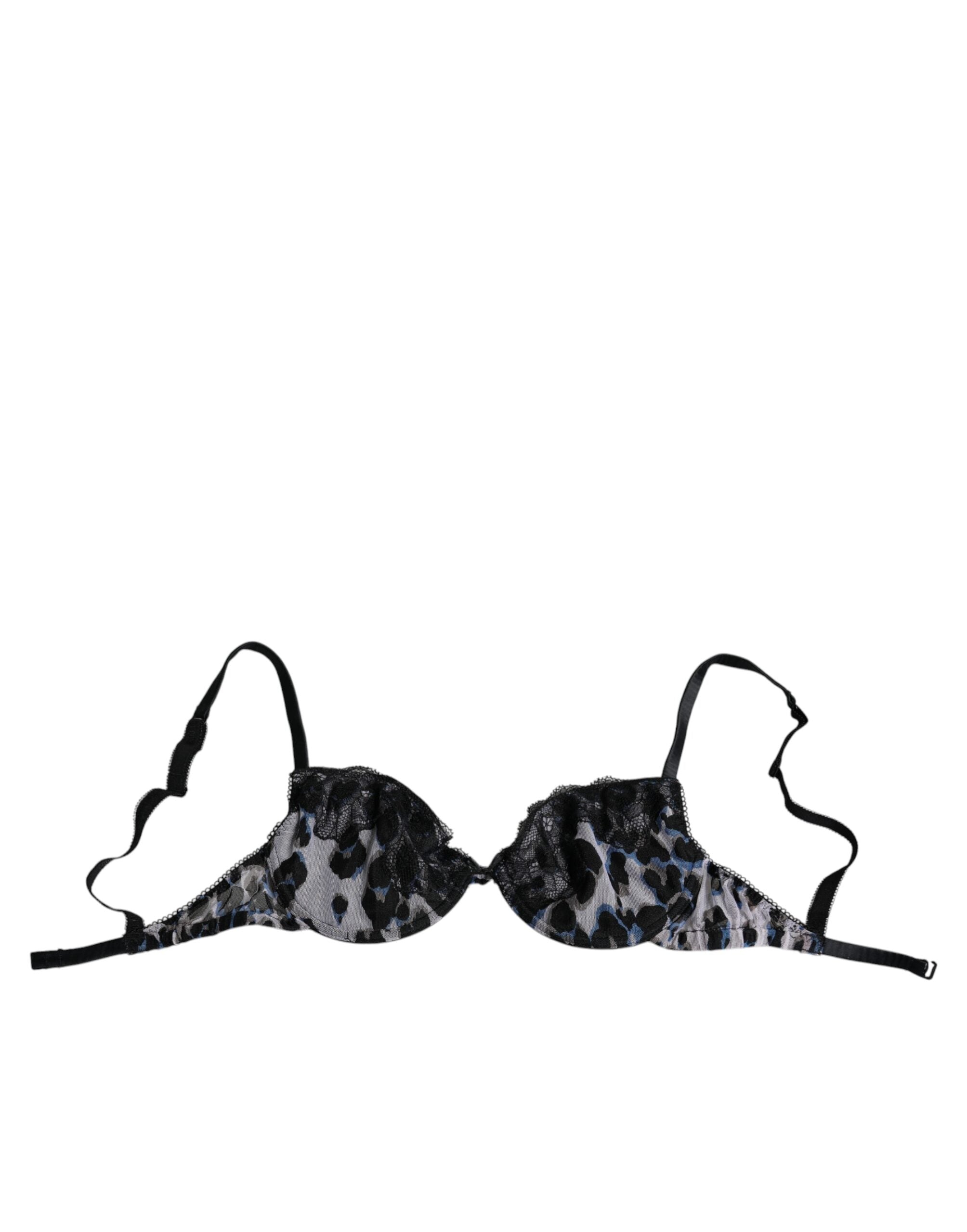 Roberto Cavalli White Leopard Push Up Reggiseno Bra Underwear -   -  Roberto Cavalli.