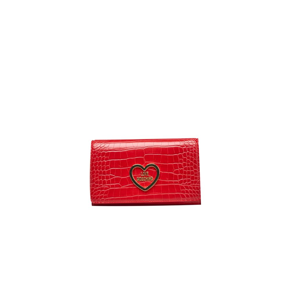 Love Moschino Red Polyethylene Women Crossbody Bag -  Luxury Cross Body Bag for Women -  Love Moschino.