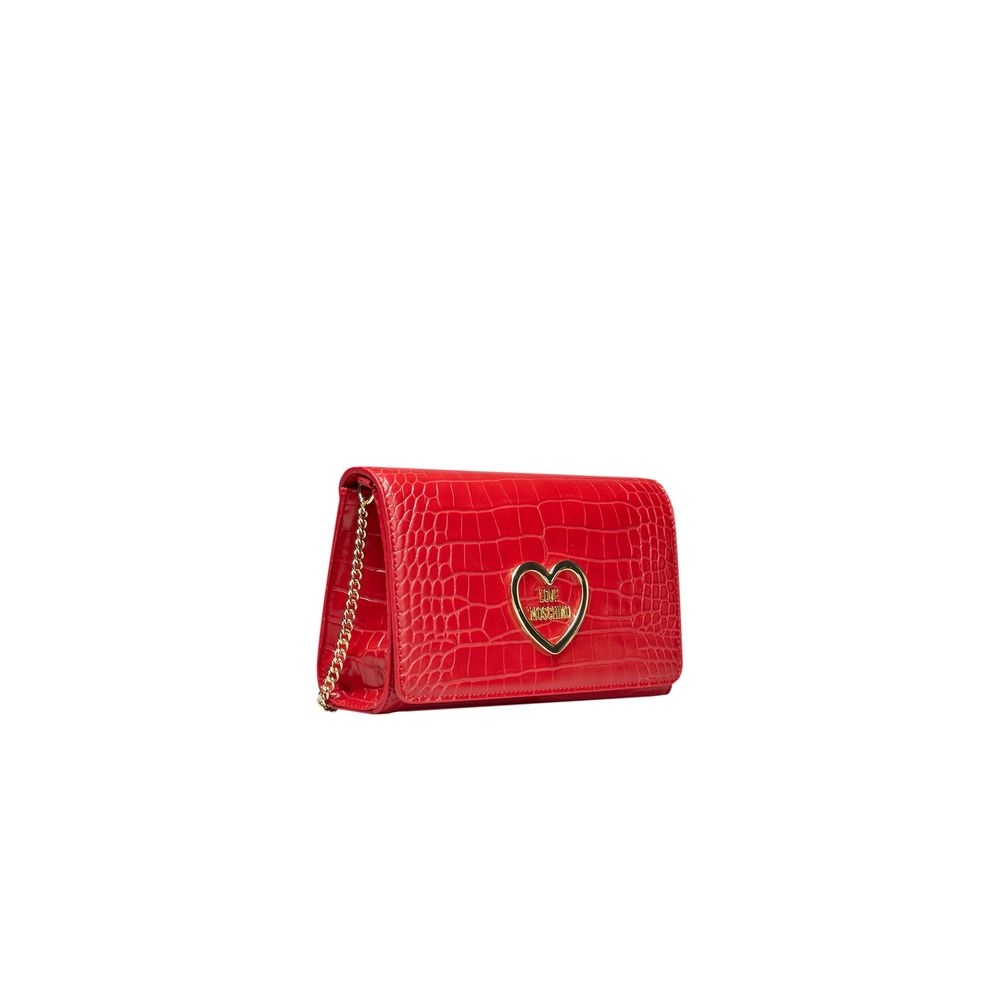 Love Moschino Red Polyethylene Women Crossbody Bag -  Luxury Cross Body Bag for Women -  Love Moschino.