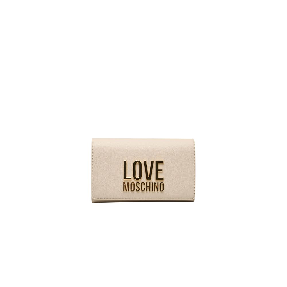 Love Moschino Beige Polyethylene Women Crossbody Bag -  Luxury Cross Body Bag for Women -  Love Moschino.