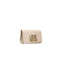 Love Moschino Beige Polyethylene Women Crossbody Bag -  Luxury Cross Body Bag for Women -  Love Moschino.