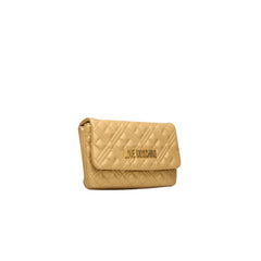 Love Moschino Gold Polyethylene Women Crossbody Bag -  Luxury Cross Body Bag for Women -  Love Moschino.