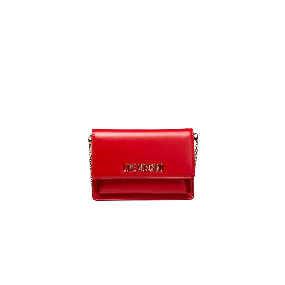 Love Moschino Red Polyethylene Women Crossbody Bag -  Luxury Cross Body Bag for Women -  Love Moschino.