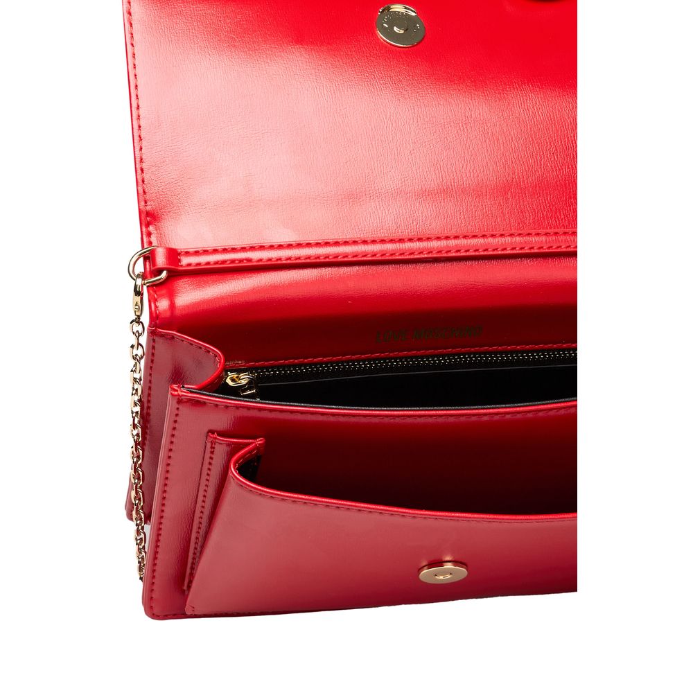 Love Moschino Red Polyethylene Women Crossbody Bag -  Luxury Cross Body Bag for Women -  Love Moschino.