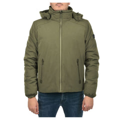 Yes Zee Green Nylon Jacket -   -  Yes Zee.
