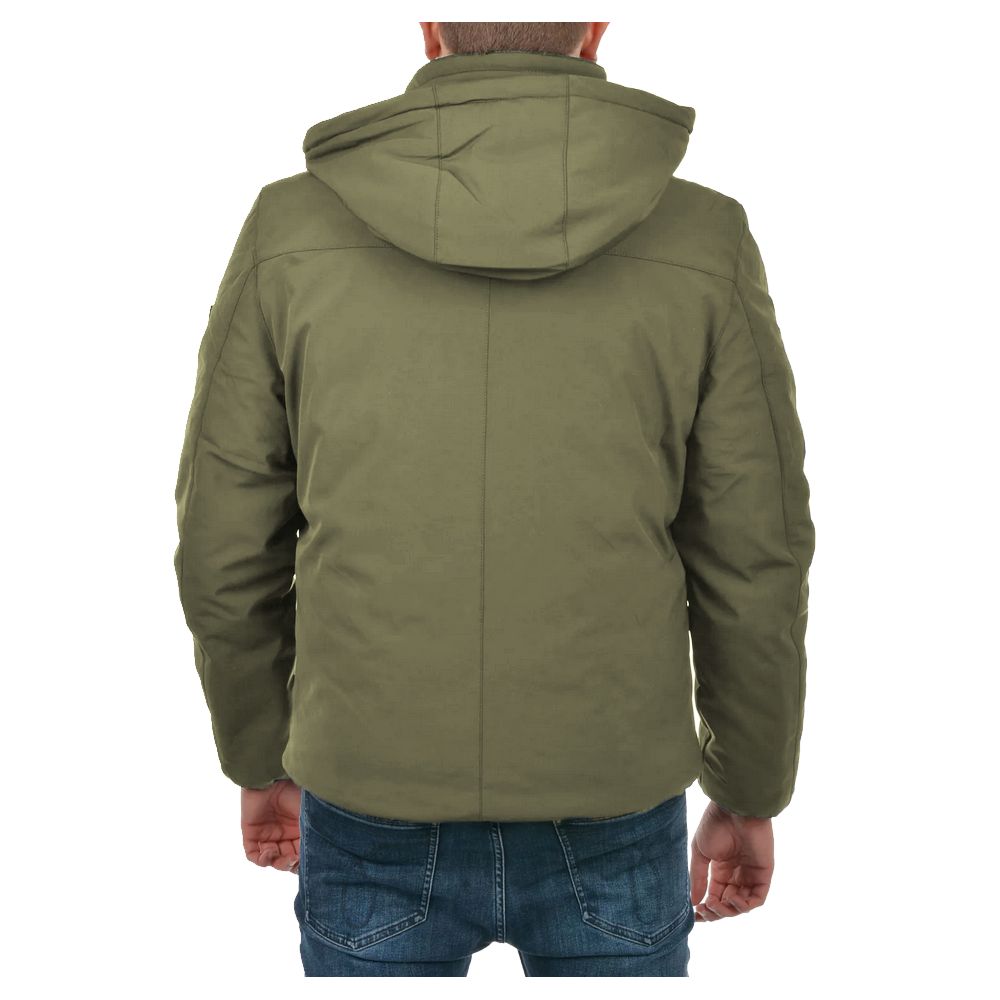Yes Zee Green Nylon Jacket -   -  Yes Zee.