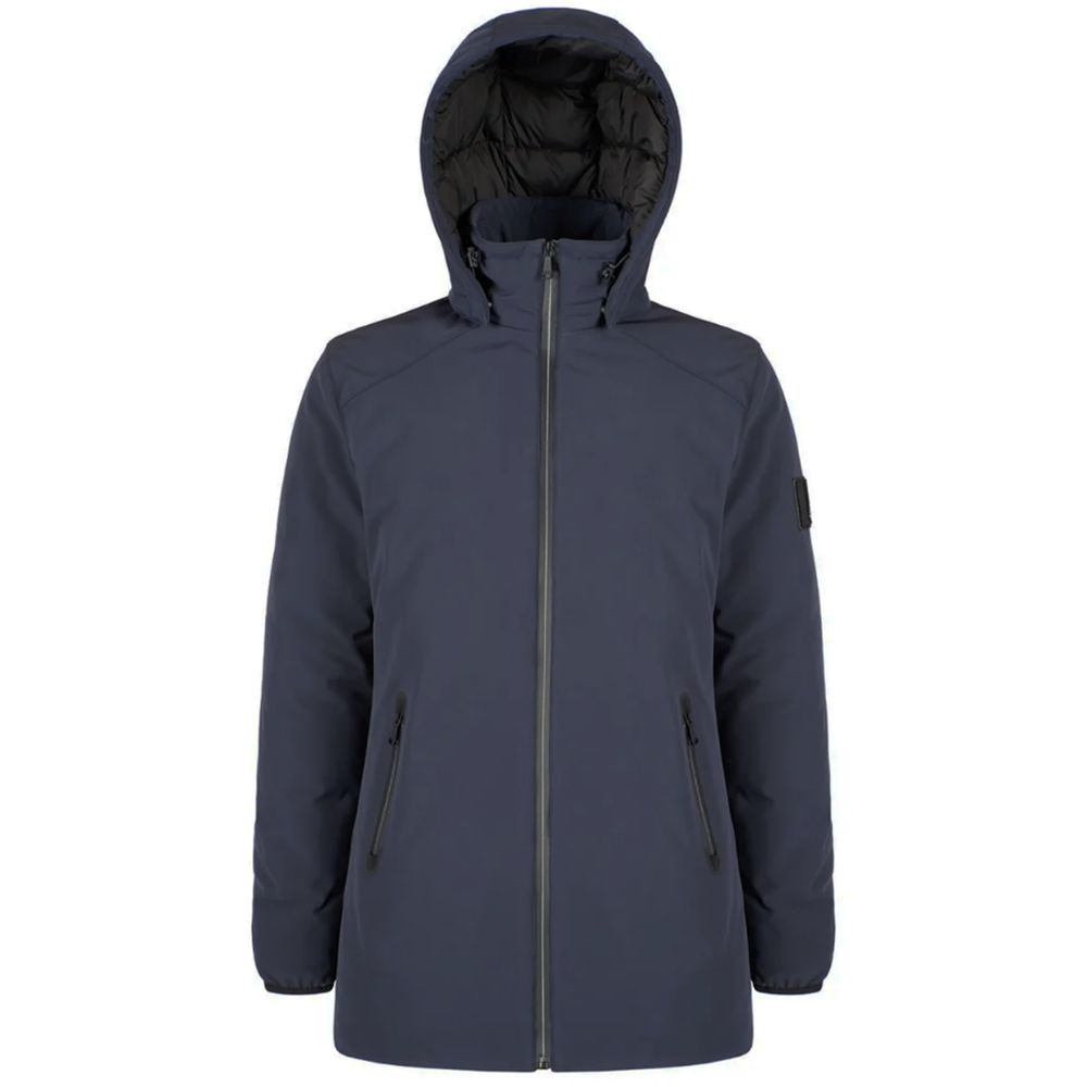 Yes Zee Blue Nylon Jacket -   -  Yes Zee.