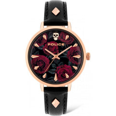 Police Black Leather Watch -   -  Police.