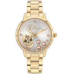 Police Gold Stainless Steel Watch -   -  Police.