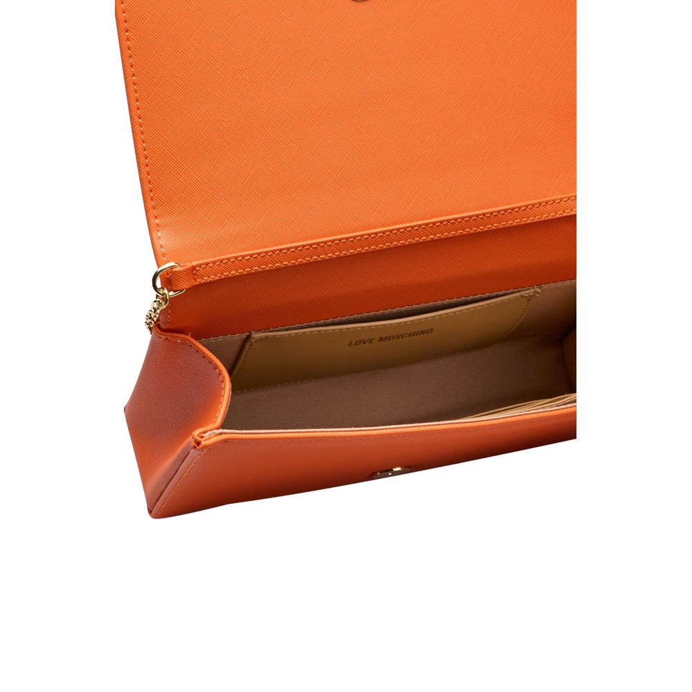 Love Moschino Orange Polyethylene Women Crossbody Bag -  Luxury Cross Body Bag for Women -  Love Moschino.