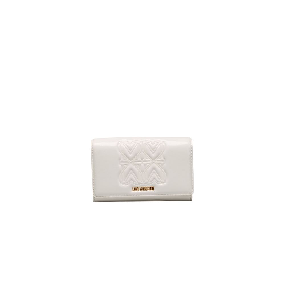 Love Moschino White Polyethylene Women Crossbody Bag -  Luxury Cross Body Bag for Women -  Love Moschino.