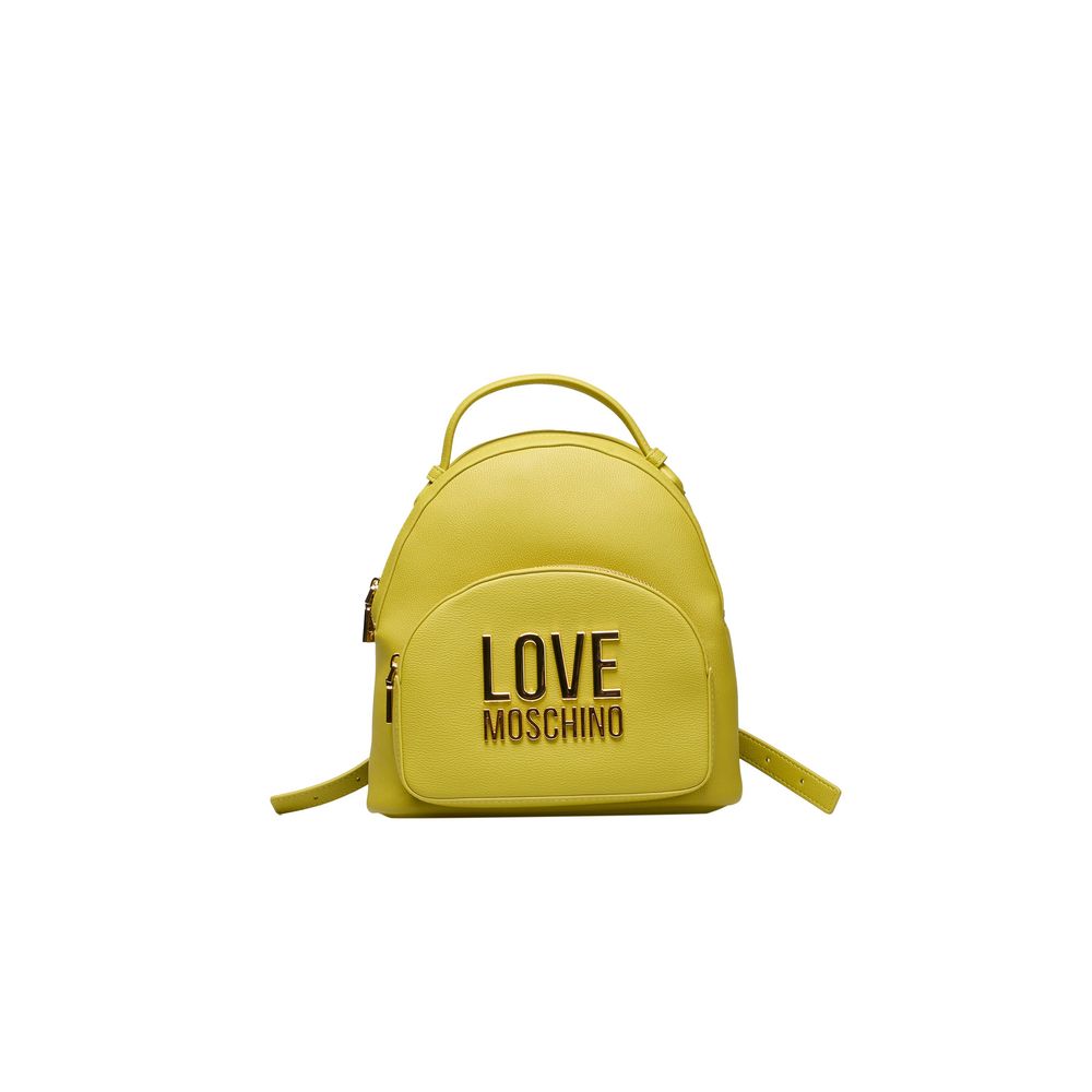 Love Moschino Yellow Polyethylene Women Backpack -  Luxury Backpacks for Women -  Love Moschino.