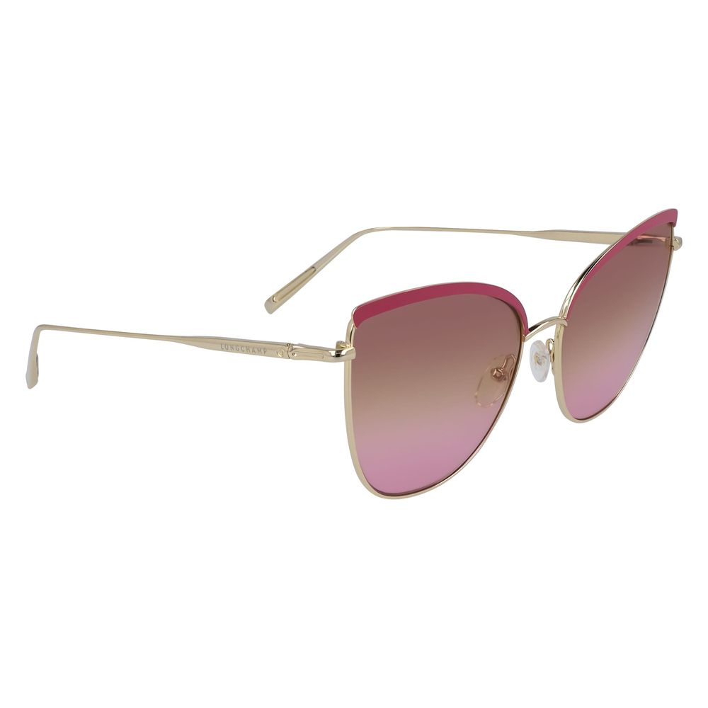 Longchamp Gold Metal Sunglasses -  Jewellery, Women -  Longchamp.