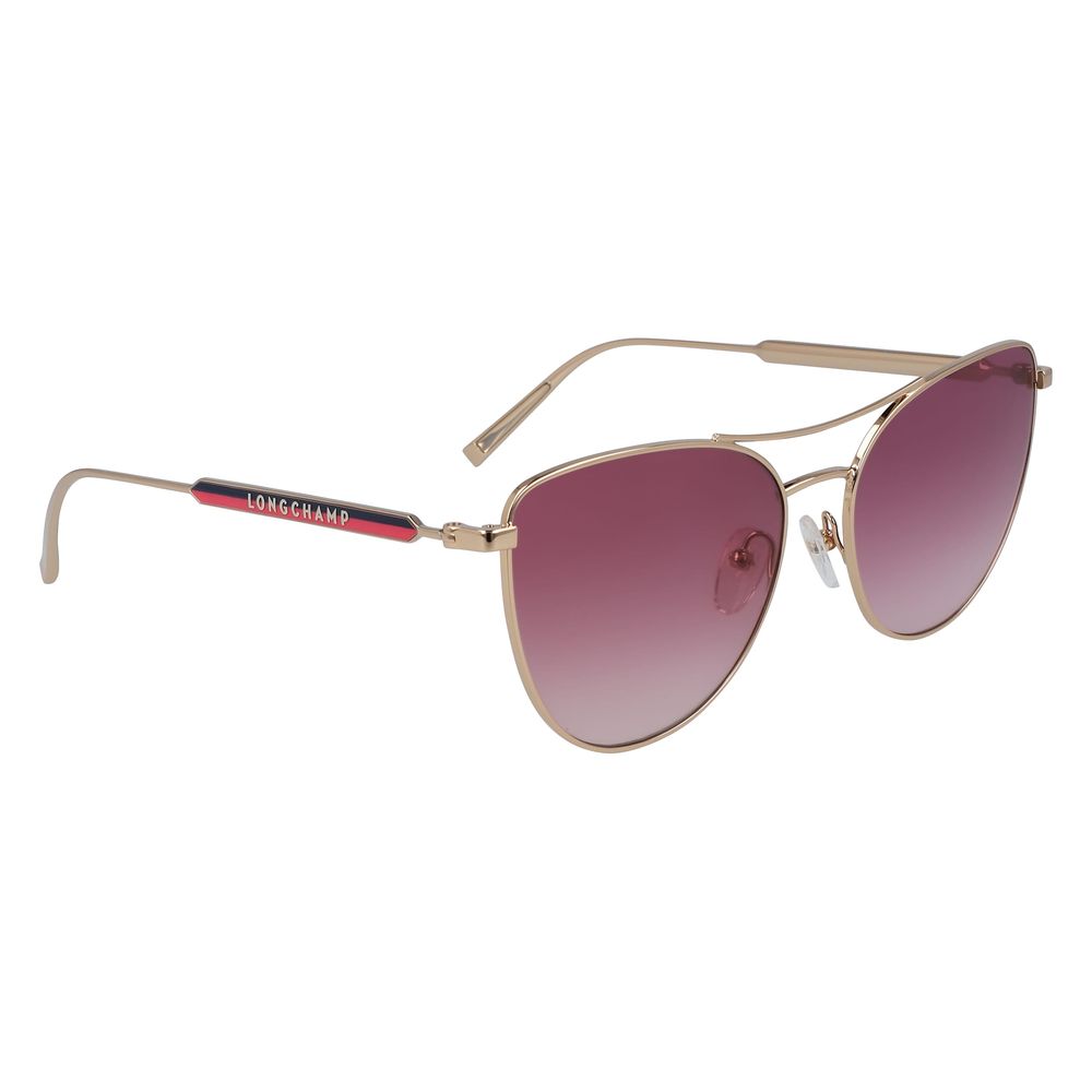 Longchamp Rose Gold Metal Sunglasses -  Jewellery, Women -  Longchamp.