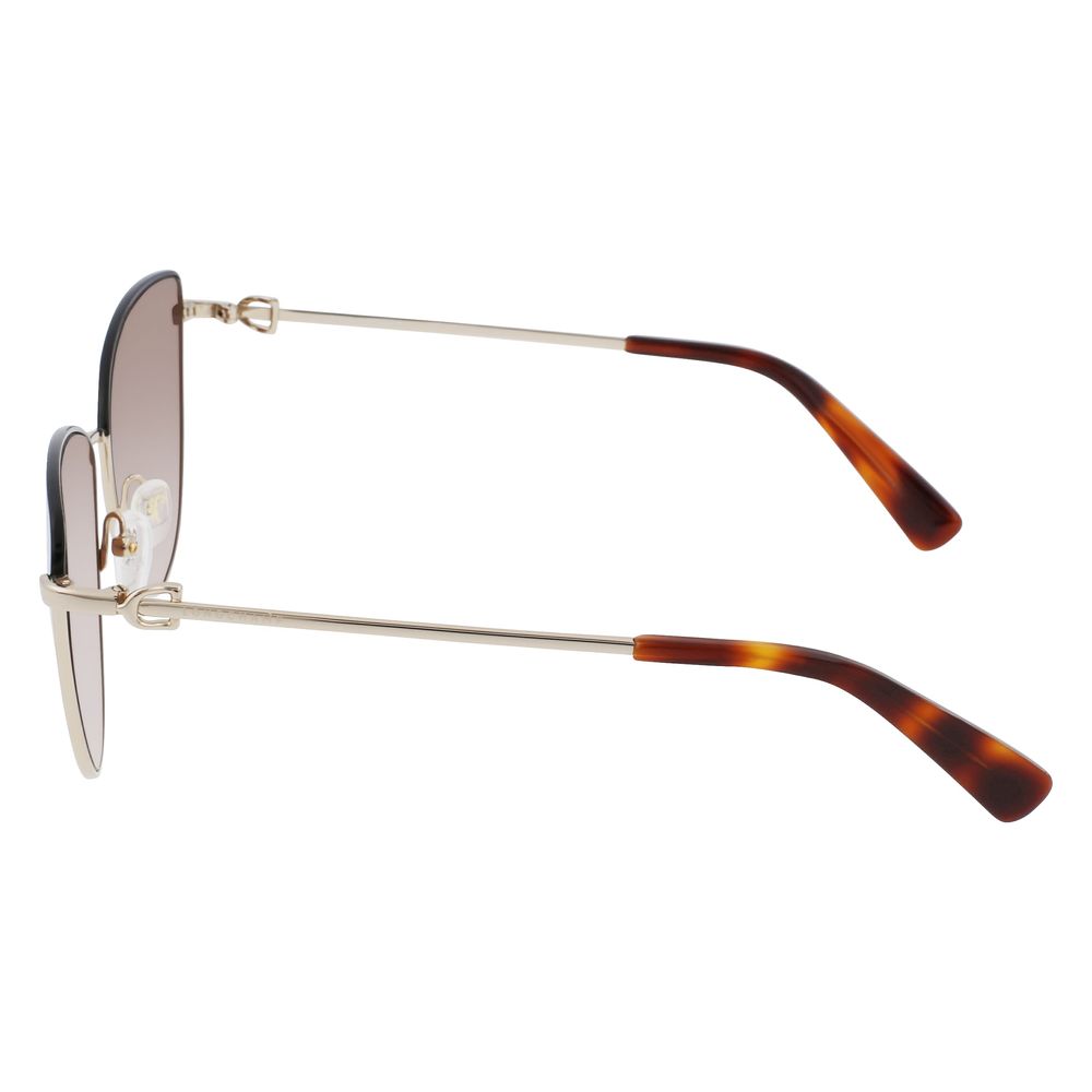 Longchamp Gold Metal Sunglasses -  Jewellery, Women -  Longchamp.
