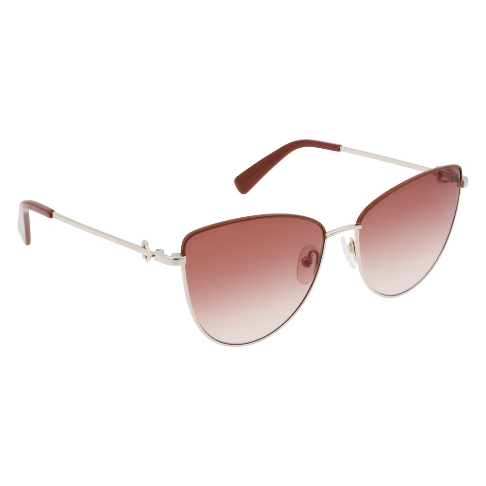Longchamp Gold Metal Sunglasses -  Jewellery, Women -  Longchamp.