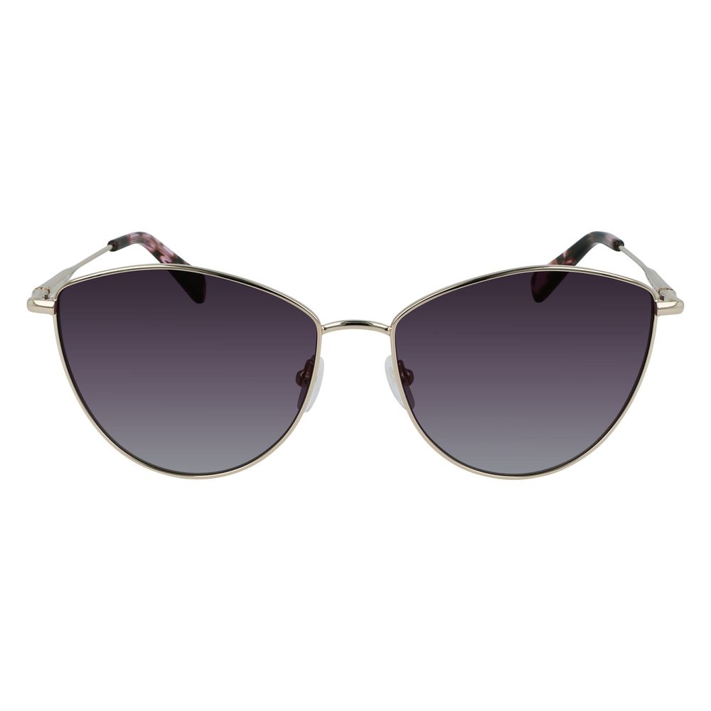 Longchamp Gold Metal Sunglasses -  Jewellery, Women -  Longchamp.