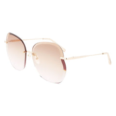 Longchamp Gold Metal Sunglasses -  Jewellery, Women -  Longchamp.