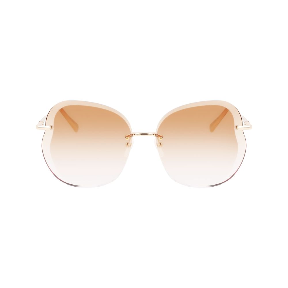 Longchamp Gold Metal Sunglasses -  Jewellery, Women -  Longchamp.