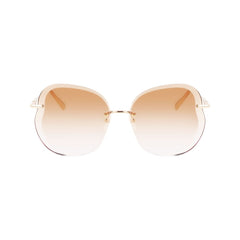 Longchamp Gold Metal Sunglasses -  Jewellery, Women -  Longchamp.