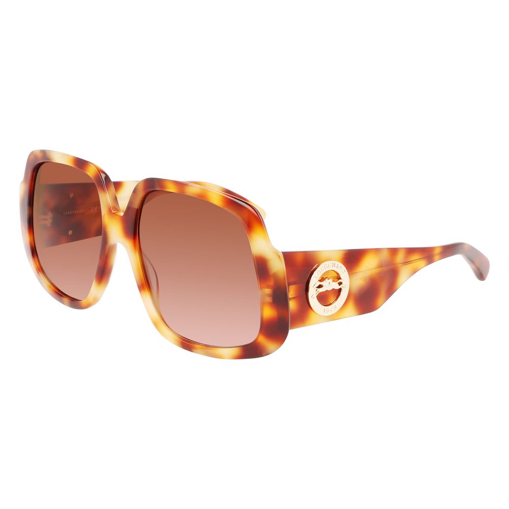 Longchamp Brown Haircalf Sunglasses -  Jewellery, Women -  Longchamp.