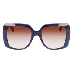 Longchamp Blue Haircalf Sunglasses -  Jewellery, Women -  Longchamp.