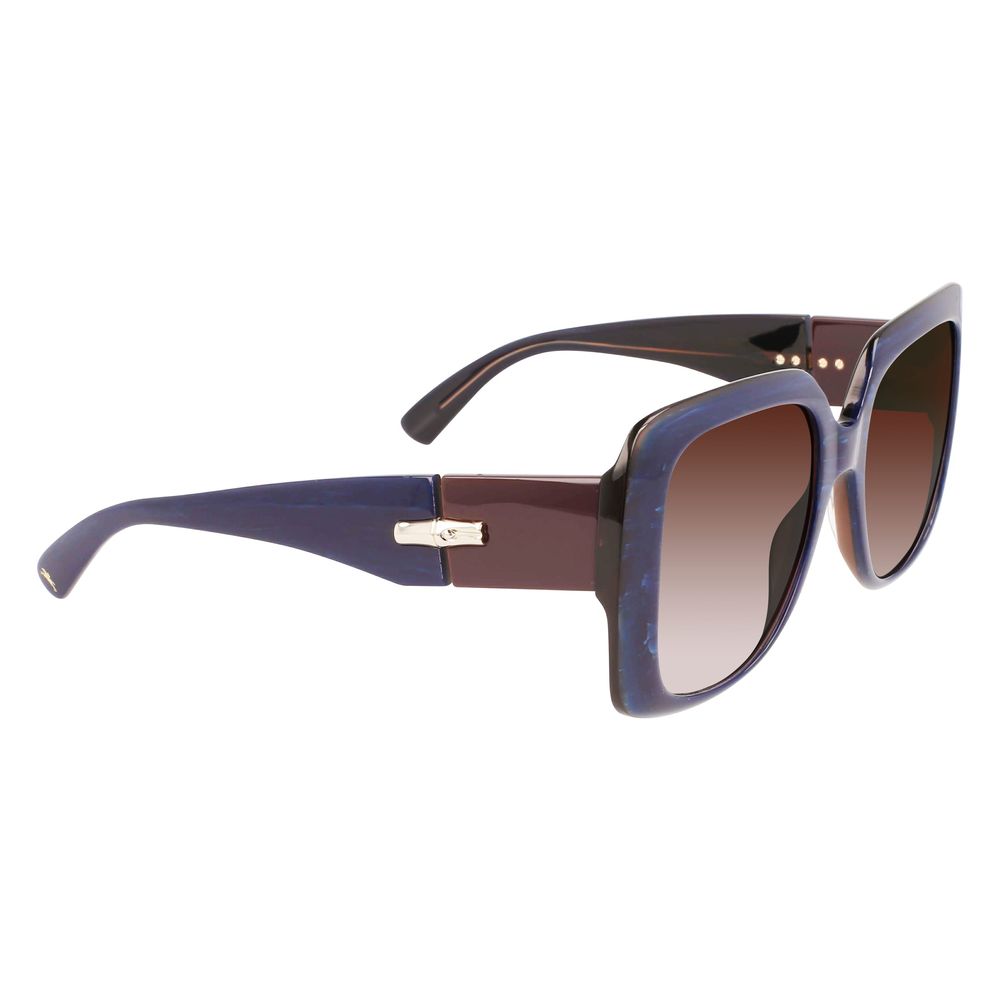 Longchamp Blue Haircalf Sunglasses -  Jewellery, Women -  Longchamp.