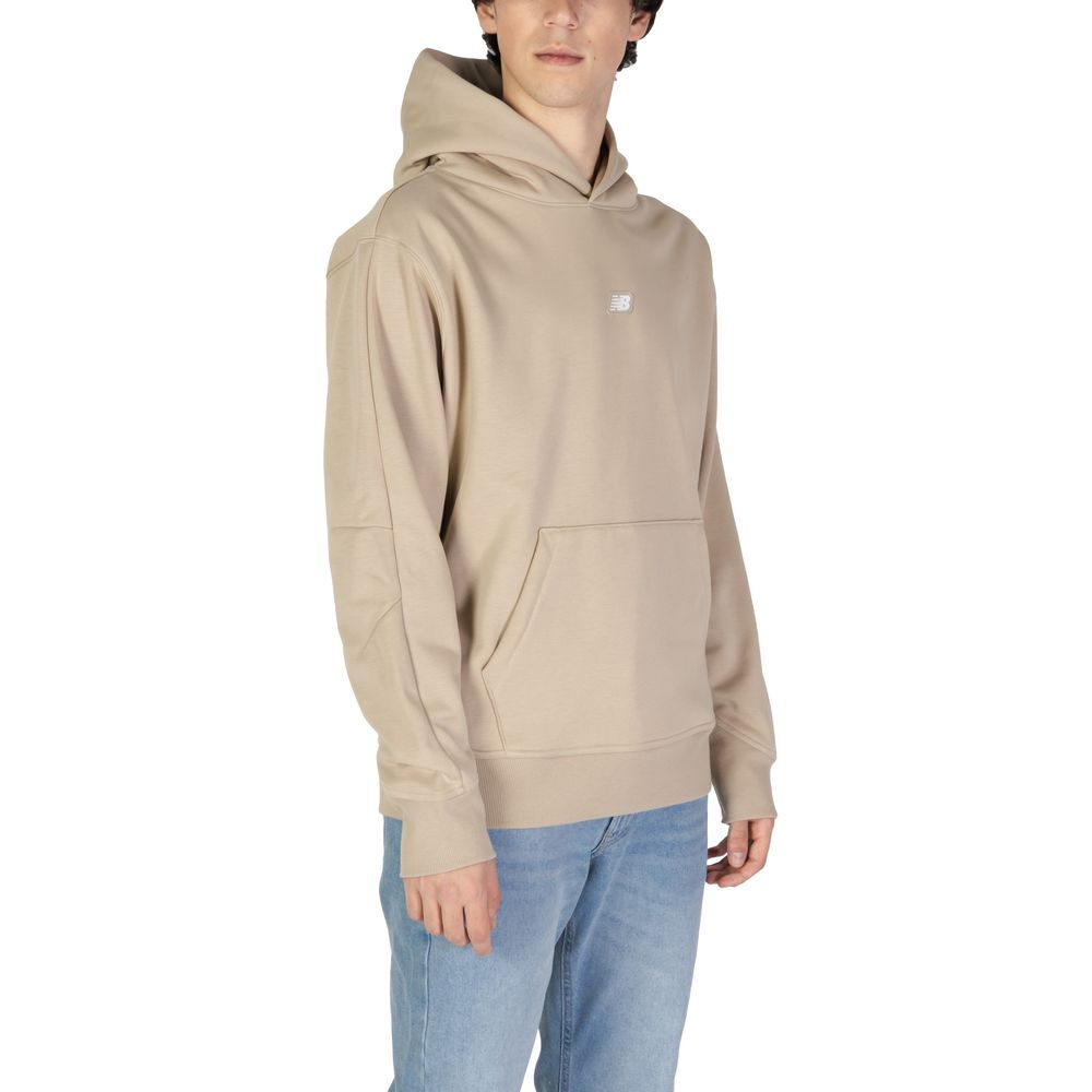 New Balance Beige Recycled Polyester Hoody -   -  New Balance.