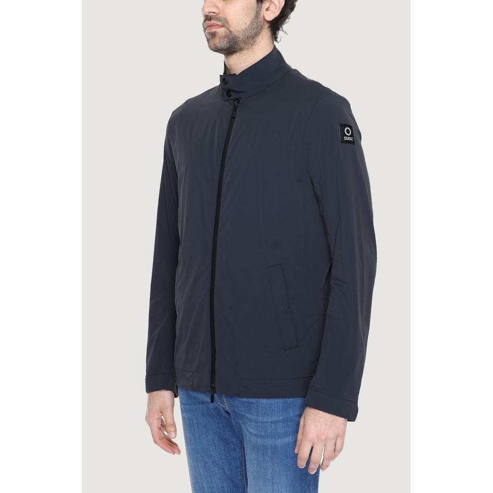 Suns Black Nylon Jackets & Coat -   -  Suns.