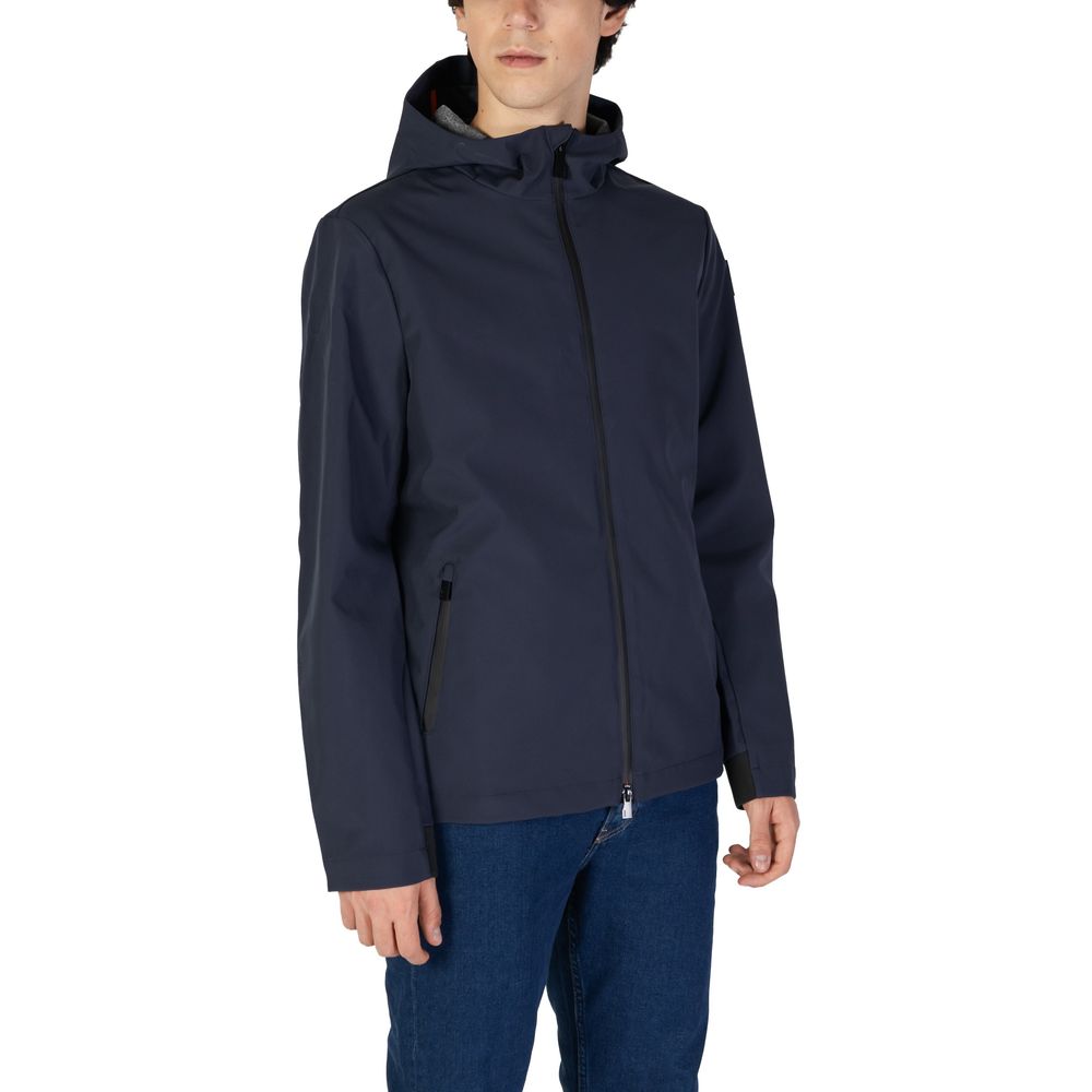 Suns Blue Polyester Jackets & Coat -   -  Suns.