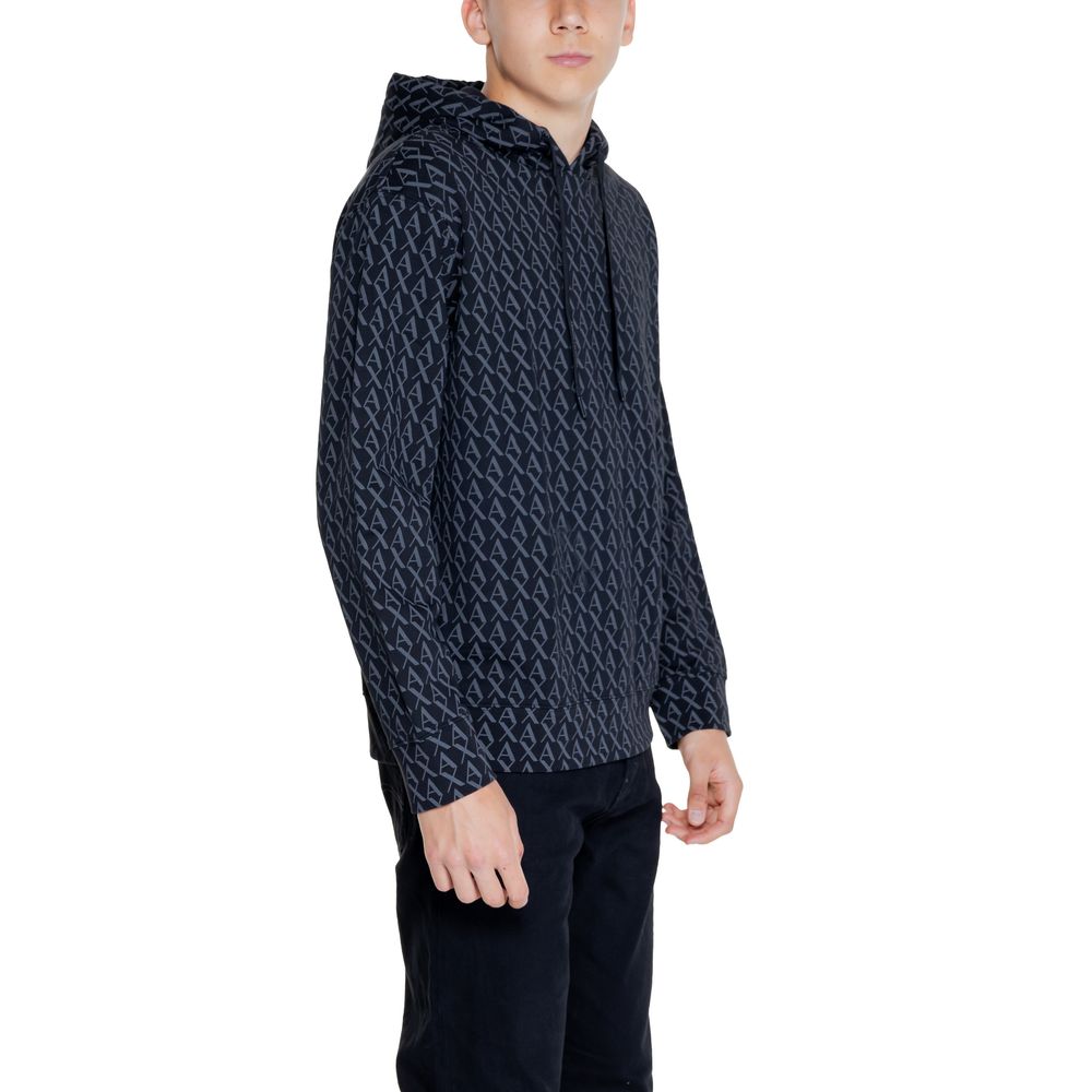 Armani Exchange Black Cotton Hoody -   -  Armani Exchange.