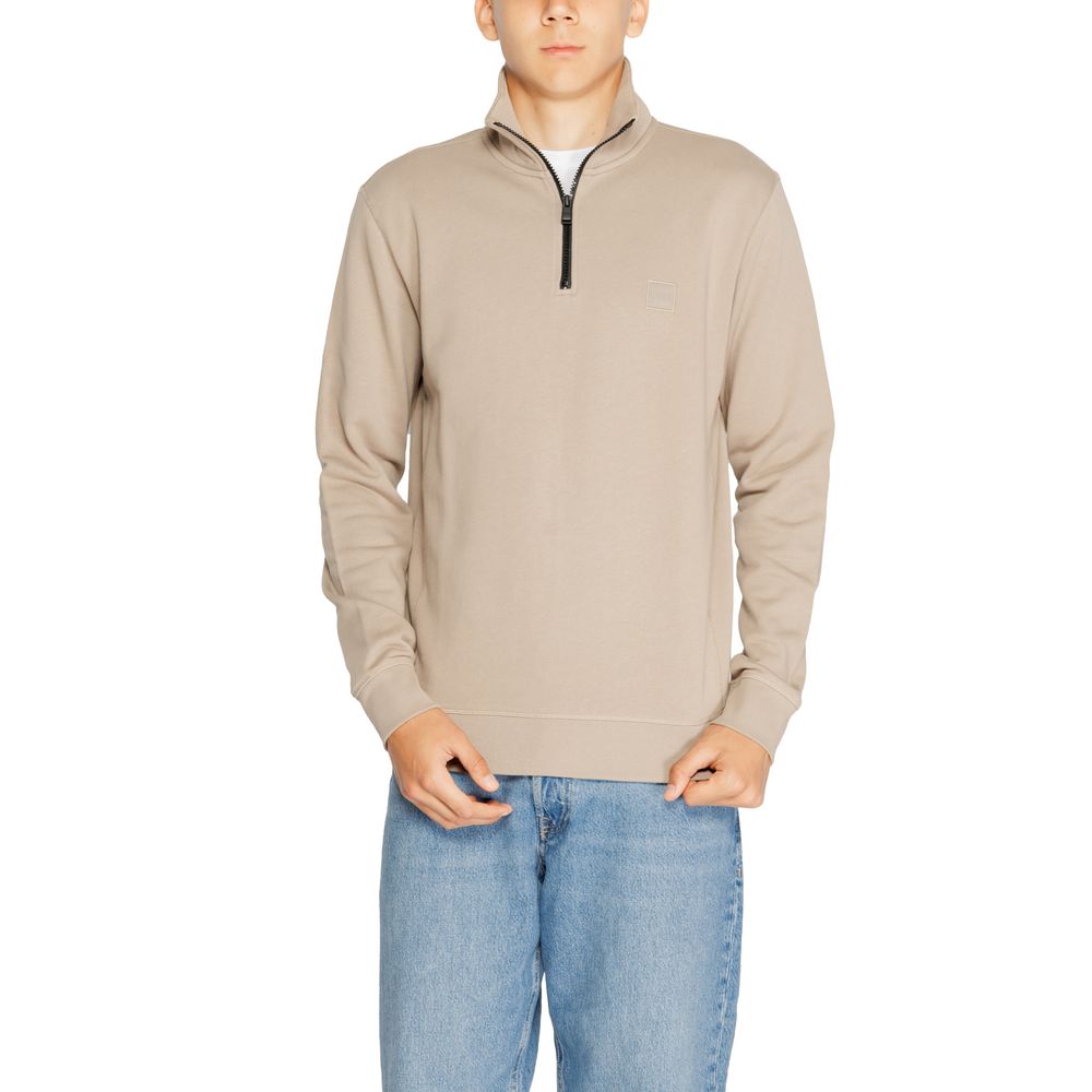 Hugo Boss Brown Cotton Sweatshirt -   -  Hugo Boss.