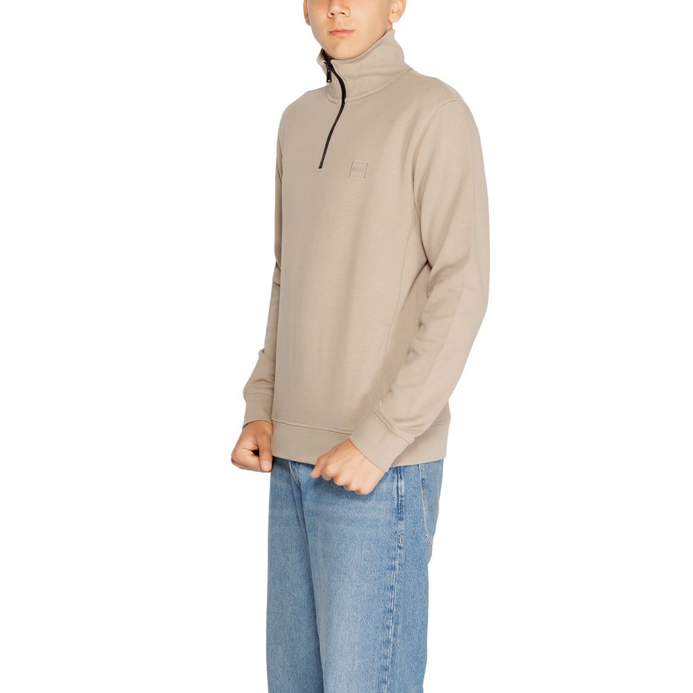 Hugo Boss Brown Cotton Sweatshirt -   -  Hugo Boss.