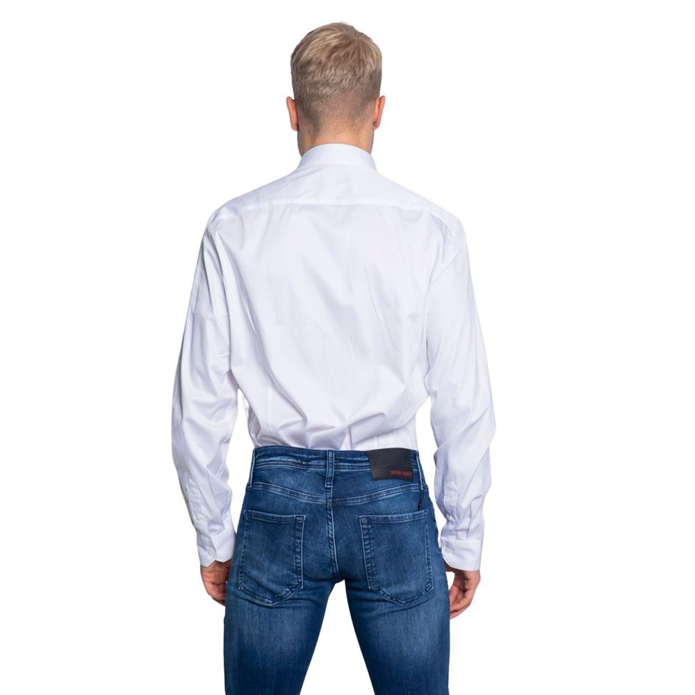 Armani Exchange White Cotton Shirt -   -  Armani Exchange.
