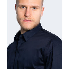 Armani Exchange Blue Cotton Shirt -   -  Armani Exchange.