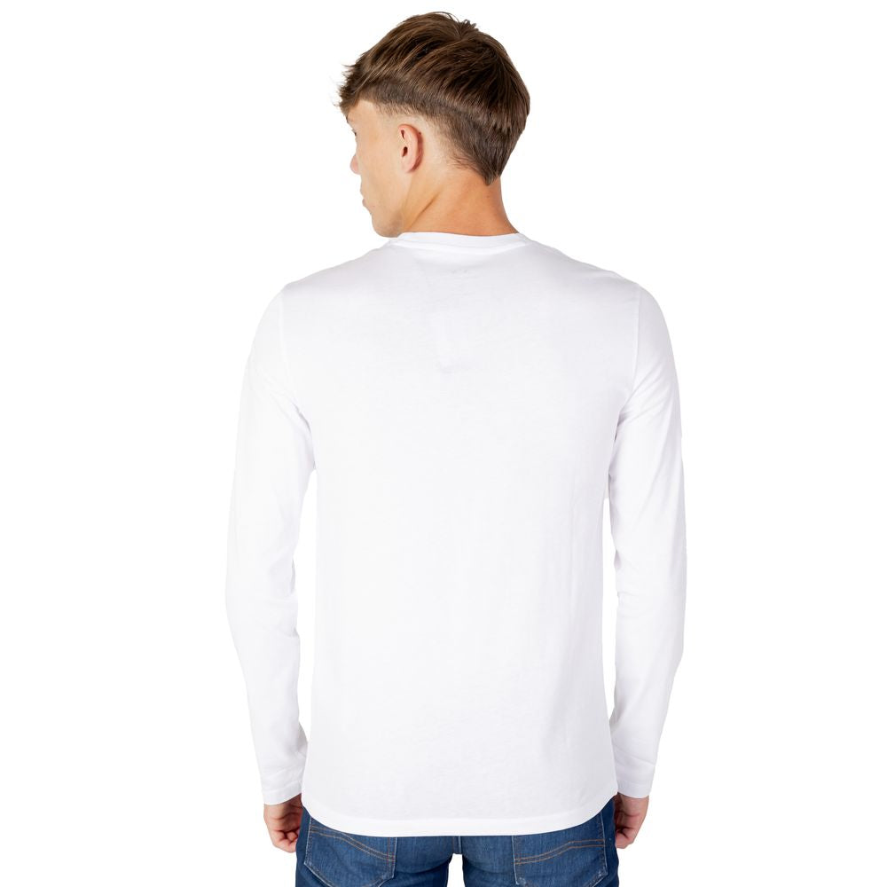 Armani Exchange White Cotton Long Sleeve -   -  Armani Exchange.