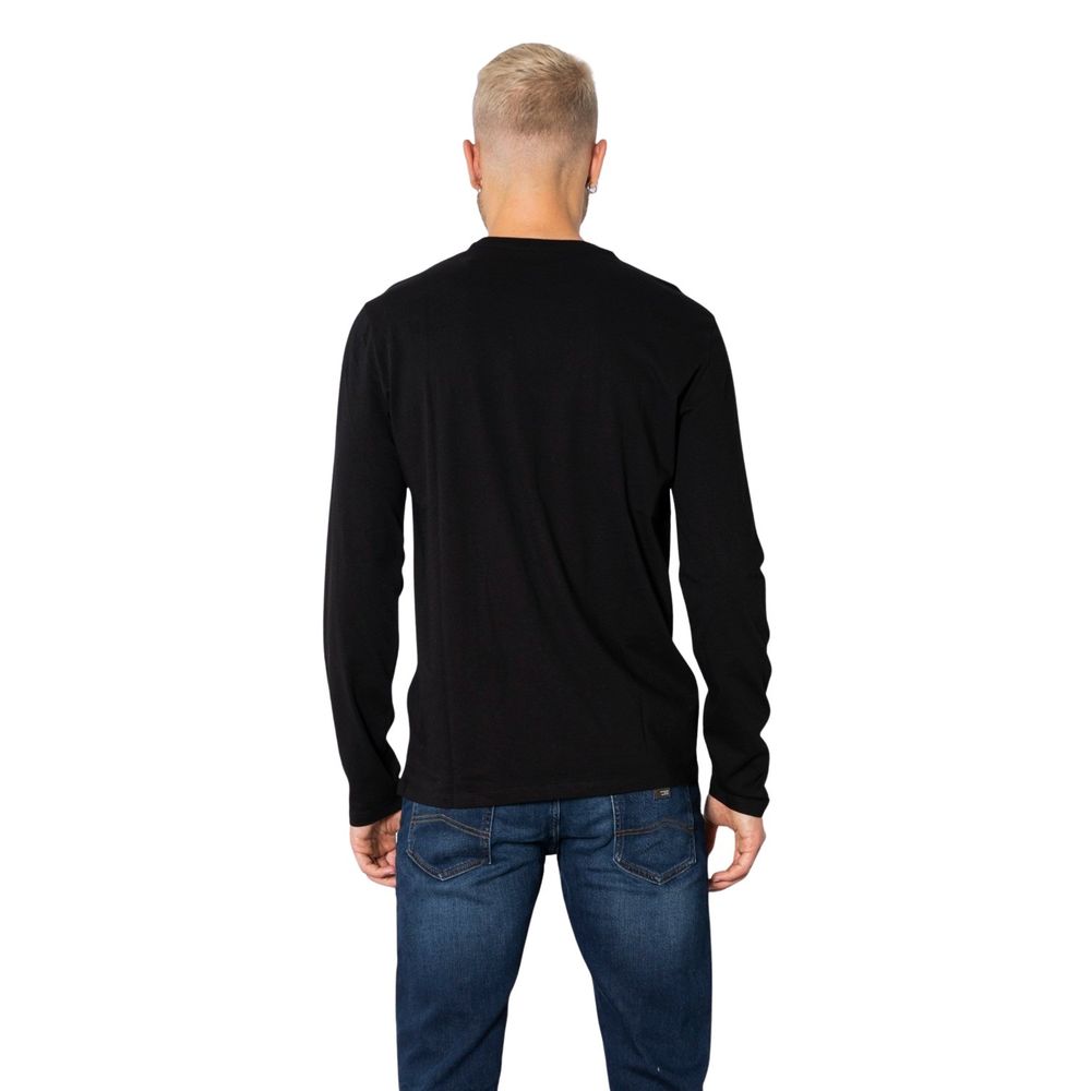Armani Exchange Black Cotton Long Sleeve -   -  Armani Exchange.