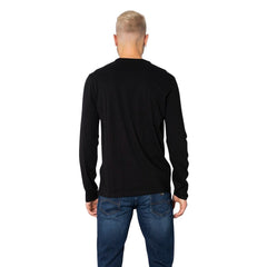 Armani Exchange Black Cotton Long Sleeve -   -  Armani Exchange.
